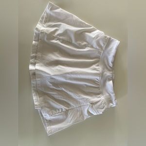 Girls White Tennis Skirt